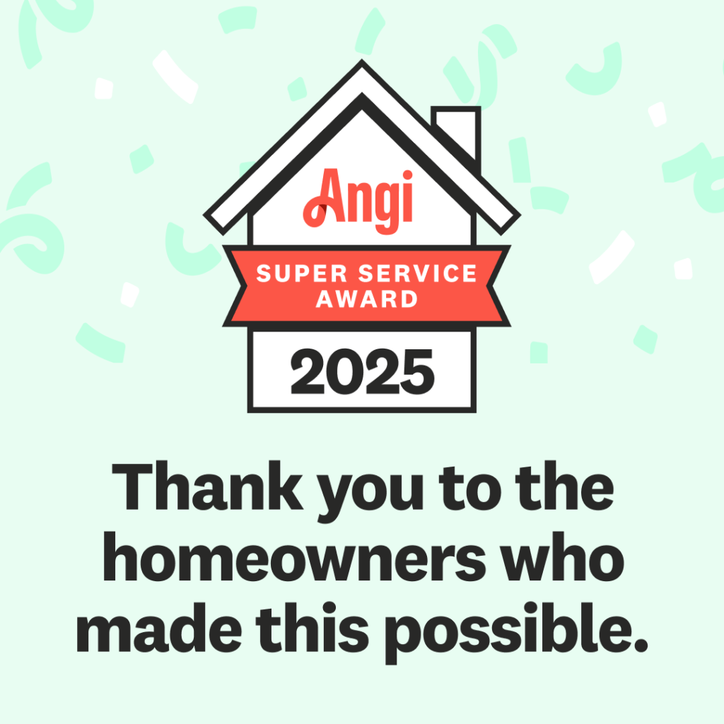 angi super service award badge, angi super service award,angi, Budget Construction Company Earns the 2025 Angi Super Service Award