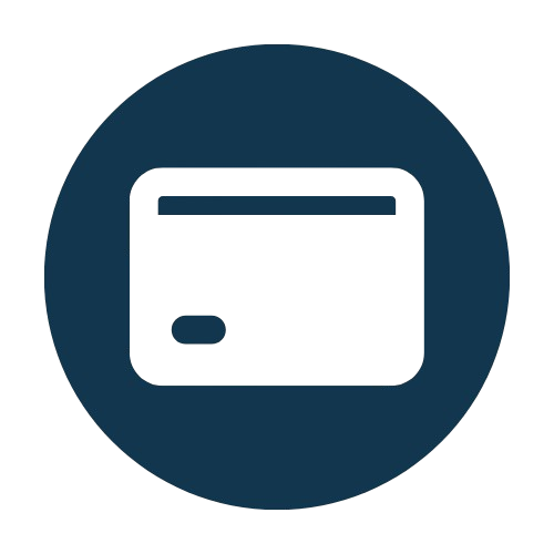 Icon representing financing options for home renovations, emphasizing Budget Construction Company's commitment to making remodeling more manageable for homeowners.