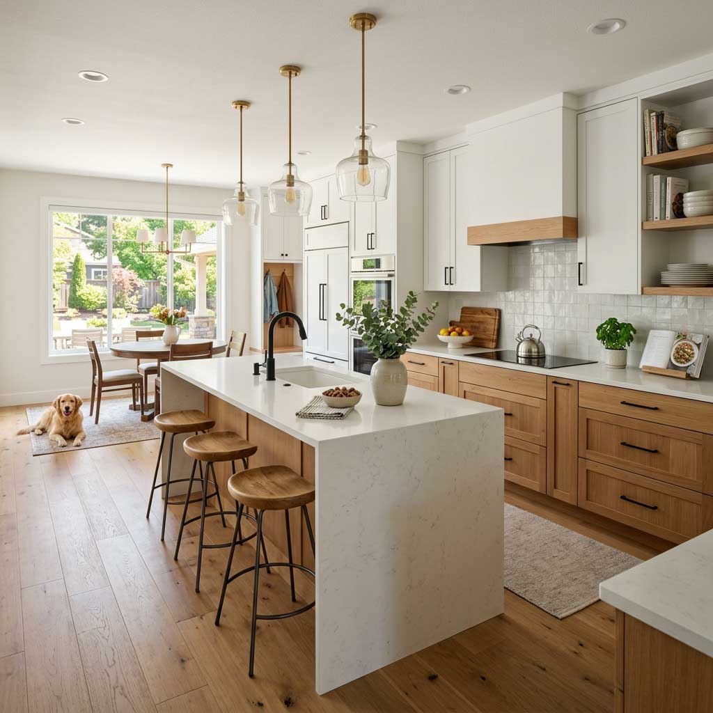 modern family kitchen budget construction, Budget Construction Company,Chicago Remodeling Renovation Experts,Budget Construction,chicago remodeler,chicago remodeling experts, Budget Construction Company - Chicago's Renovation and Remodeling Experts