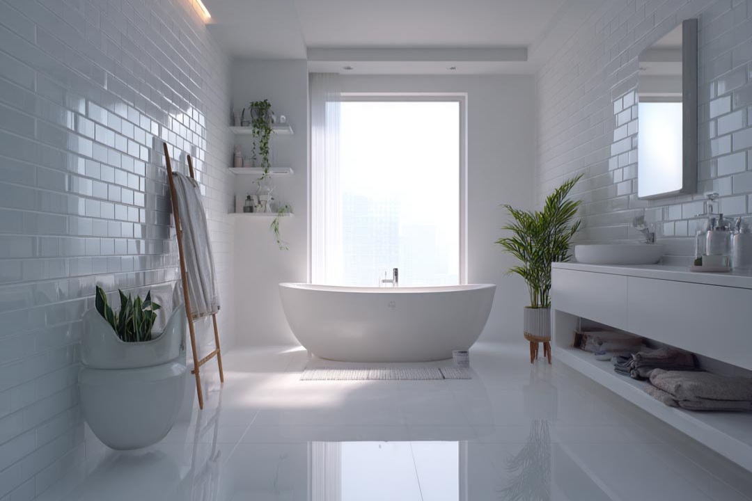 white bathroom, Evanston Bathroom Remodeling, Evanston Bathroom Remodeling