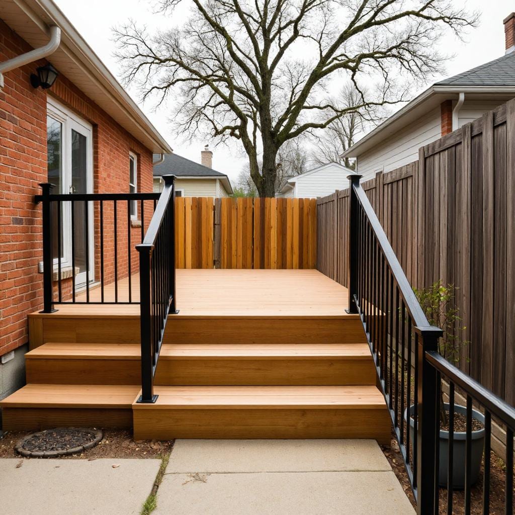 wooden deck